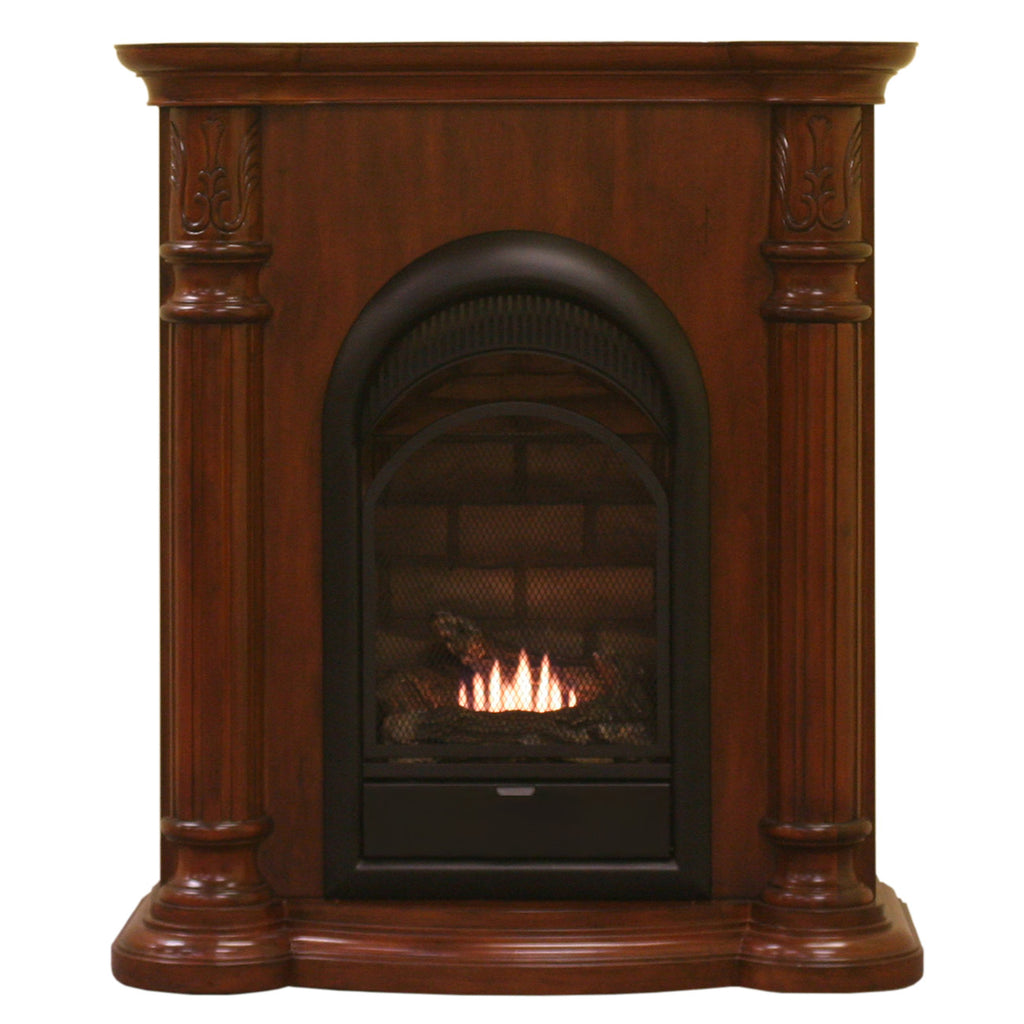 USAProcom-HearthSense Fireplace Mantel for ANI/ALI Series Fireplace Inserts, Classic Cherry - Model# AMF-CC-Mantel