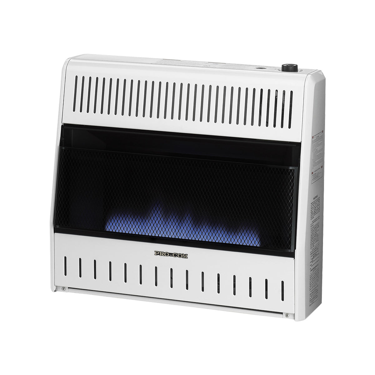 Dual Fuel Vent Free Blue Flame Heater 30,000 BTU, TStat Cont