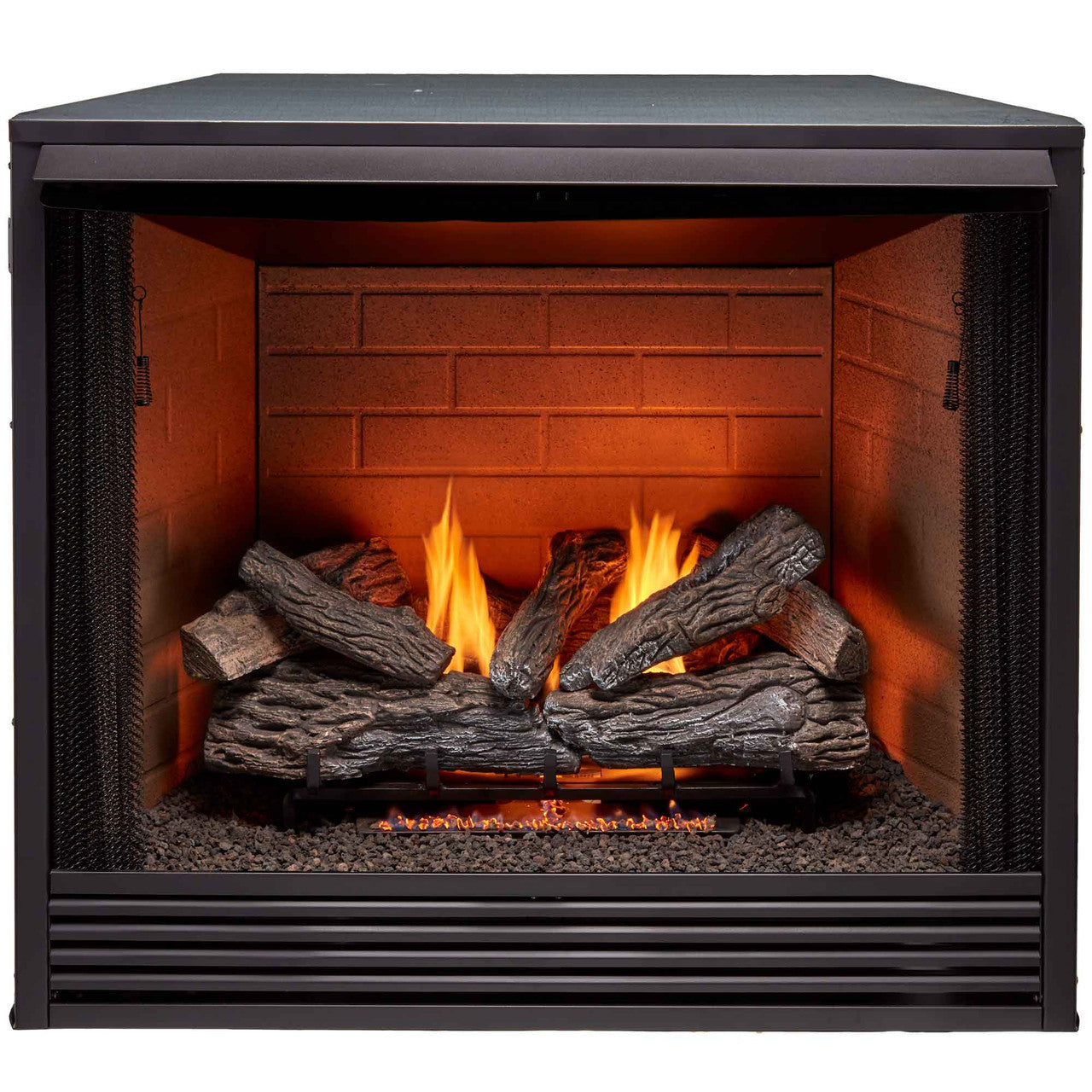Gas Fireplace Indoor Propane Heater With Thermostat And Blower