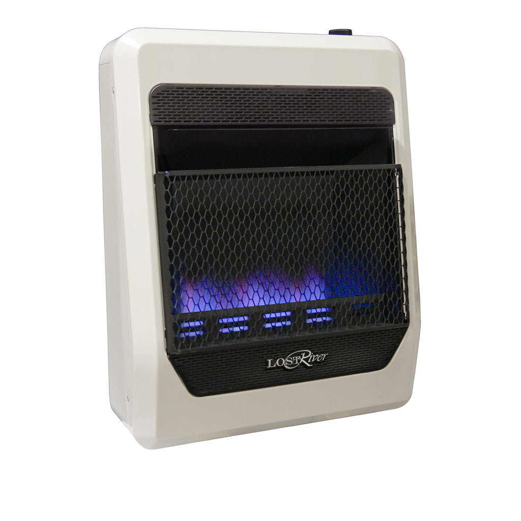 USAProcom-Lost River Dual Fuel Reconditioned Vent Free Blue Flame Gas Space Heater - 20,000 BTU, T-Stat Control - Model# PCIT20BF-R-Duel Fuel