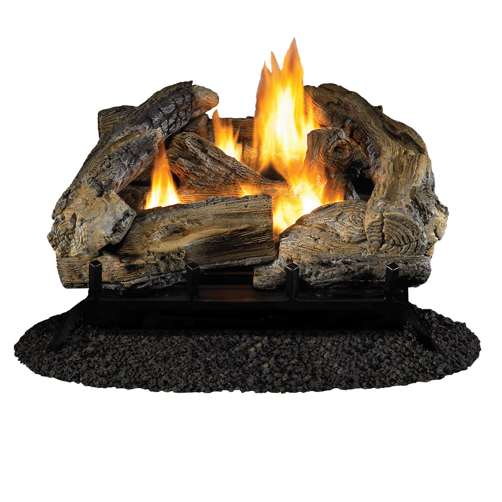 USAProcom-Cedar Ridge Vent Free Log Set - Model# CRHLD18TB-Log Set