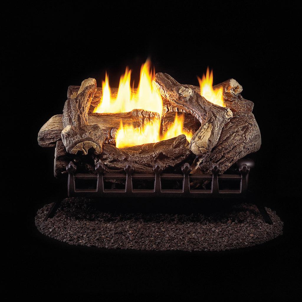 Propane Check Out Log ProCom Vent Free Propane Gas Log Set - 24in., 34,000 BTU, Manual Contr ...