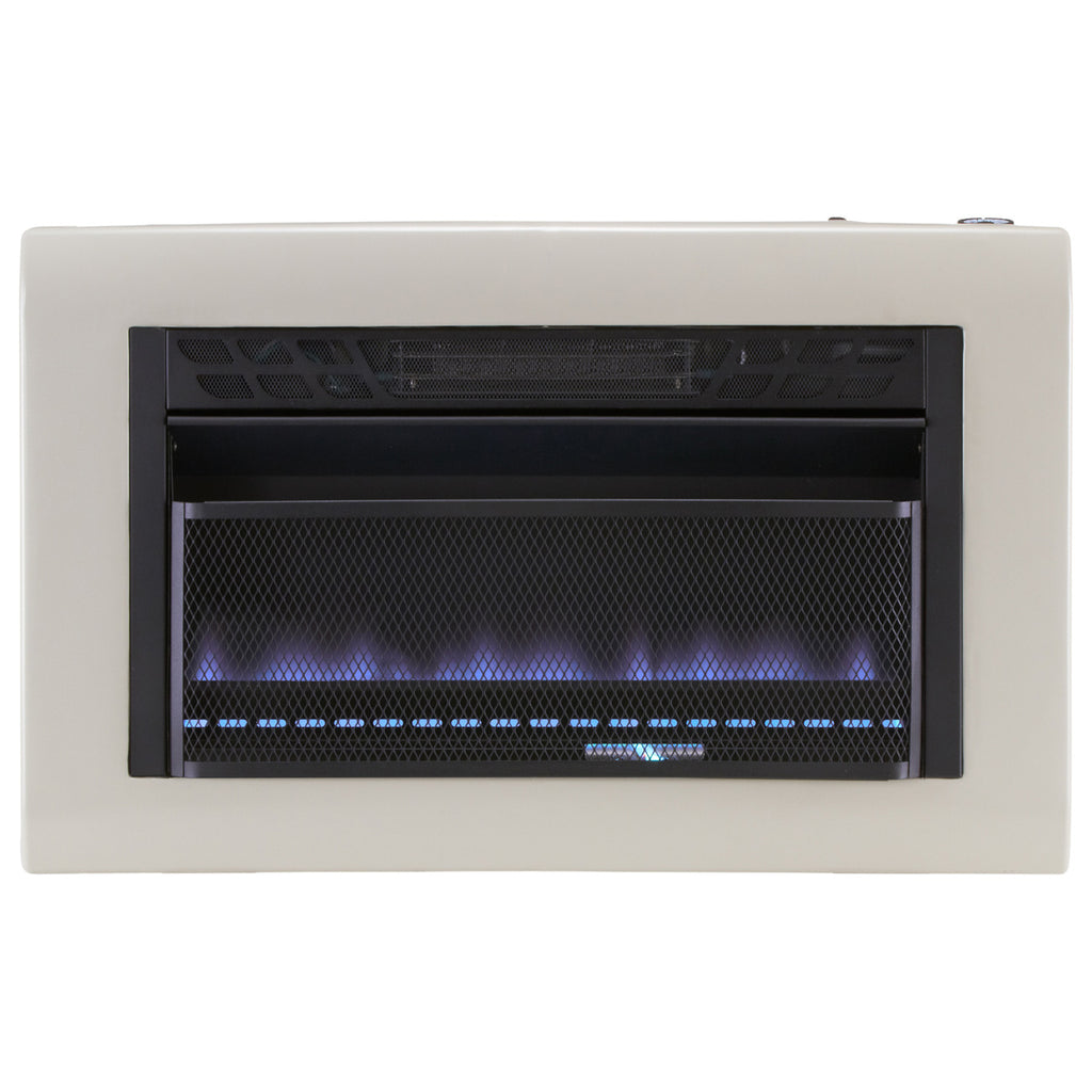 USAProcom-Cedar Ridge Hearth Wall Heater - Model# MD10TBU-Blue Flame Space Heaters