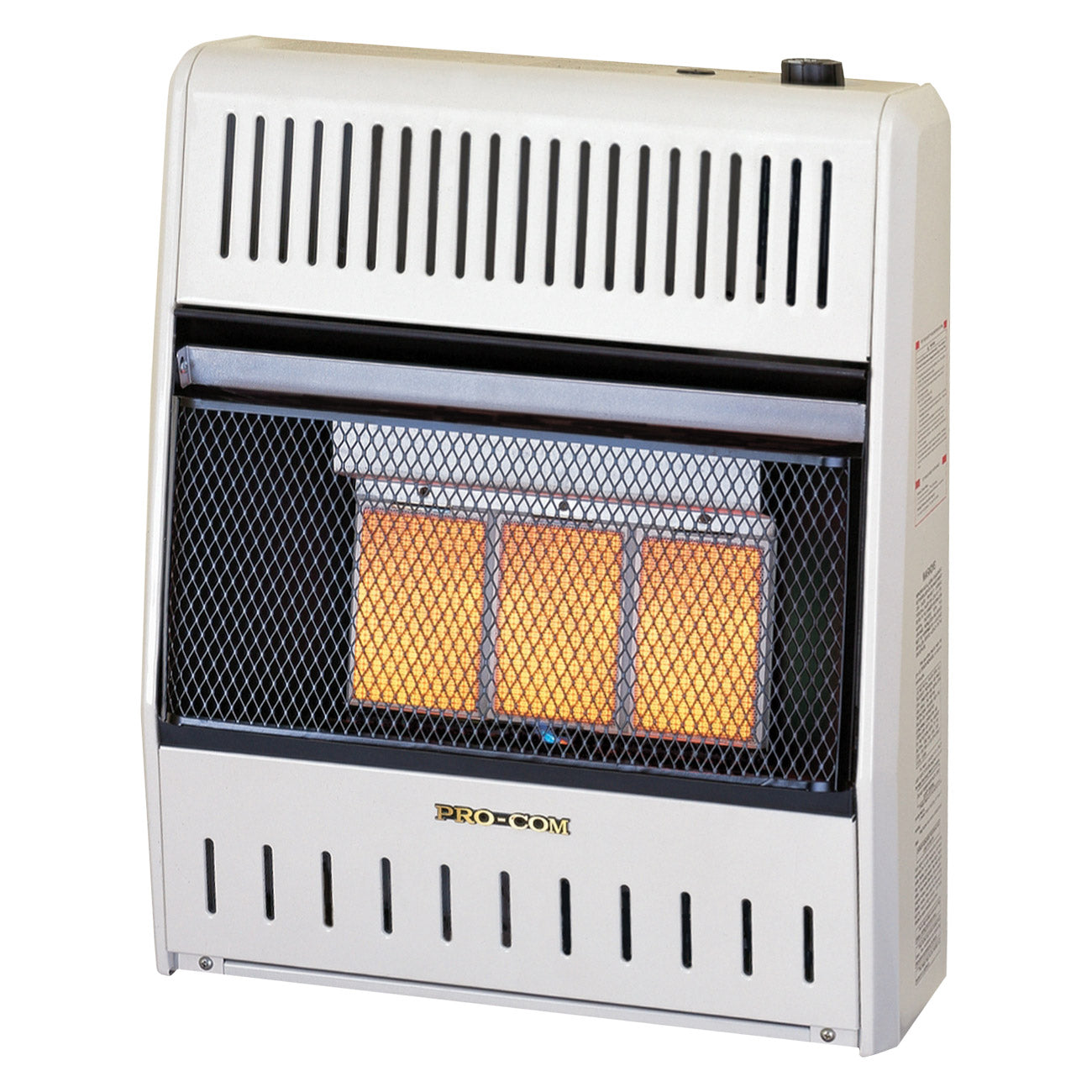 ProCom Vent Free Liquid Propane Gas Wall Heater Plaque, 15,000 BTU, Manual Control Model# ML150HPA